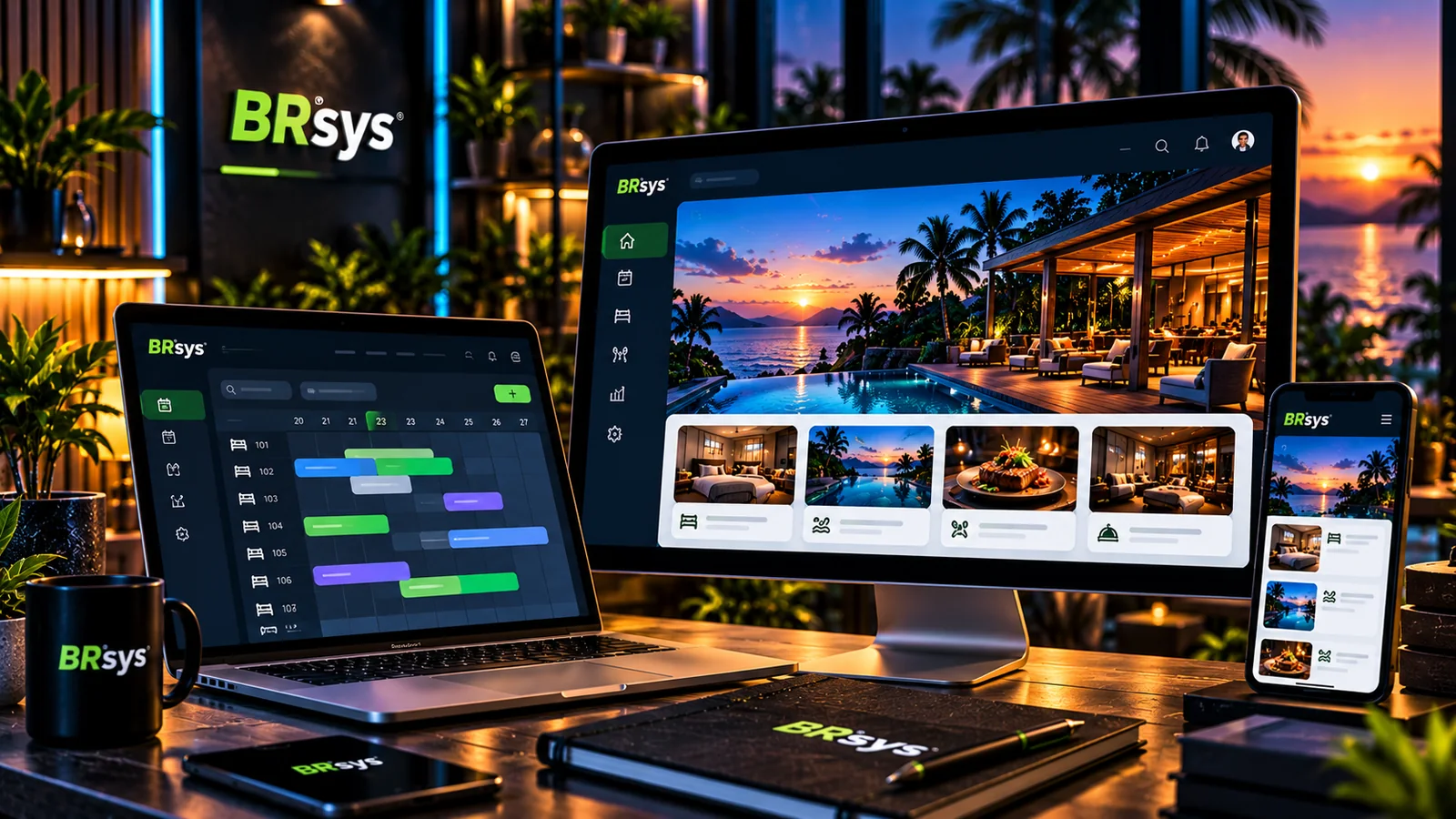 Ilustração BRsys de sites e presença digital